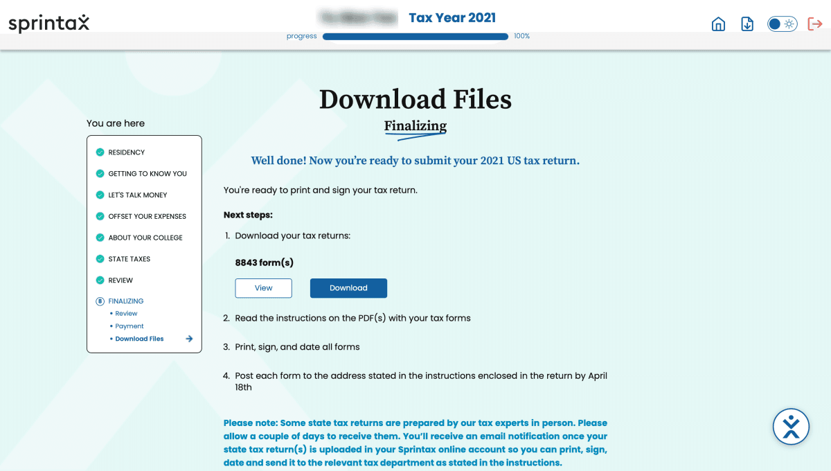 留學生沒賺錢也要在美國報稅?!用Sprintax填Form 8843超簡單 - 第11張圖